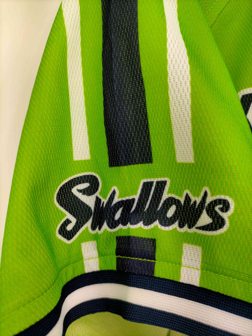 マジェスティック MAJESTIC SWALLOWS JAPAN BASEBALL TEAM ベースボールシャツ メンズ FREE