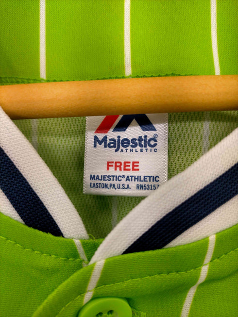 マジェスティック MAJESTIC SWALLOWS JAPAN BASEBALL TEAM ベースボールシャツ TOKYO メンズ FREE