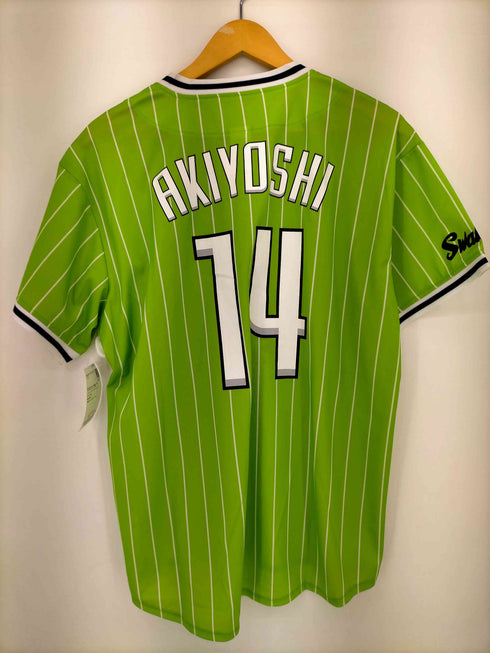マジェスティック MAJESTIC SWALLOWS JAPAN BASEBALL TEAM ベースボールシャツ TOKYO メンズ FREE