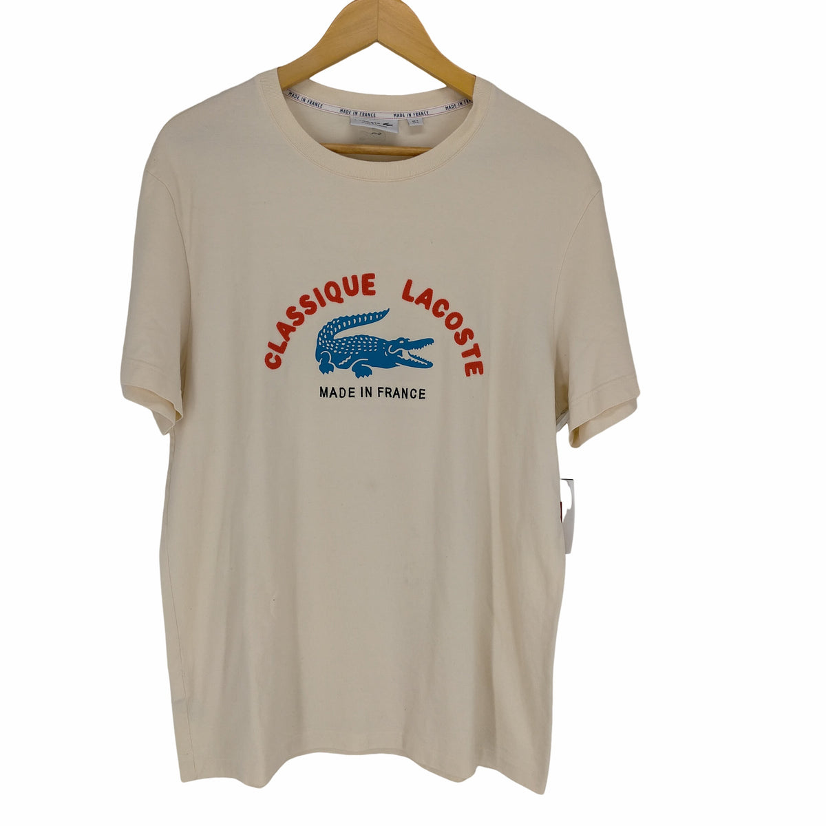 ラコステ LACOSTE MADE IN FRANCE カレッジロゴオーガニック