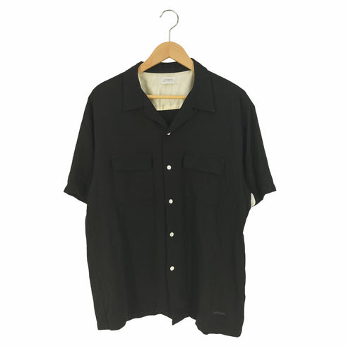 サタデーズニューヨークシティ Saturdays New York City Solid Rayon Open Collar S/S Shirt メンズ import:L