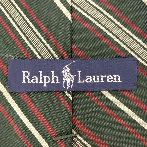 ラルフローレン RALPH LAUREN シルクストライプネクタイ メンズ