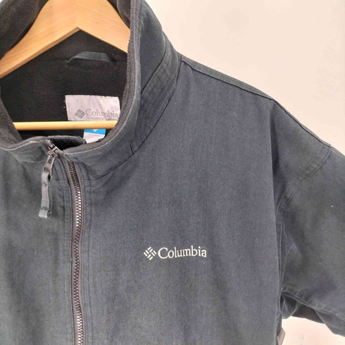 コロンビア Columbia 裏地 フリース スタンドカラー ジップアップ ジャケット メンズ import:XL