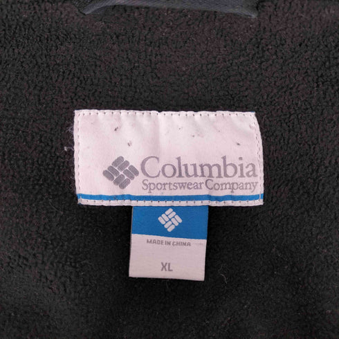 コロンビア Columbia 裏地 フリース スタンドカラー ジップアップ ジャケット メンズ import:XL