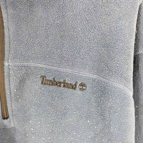 ティンバーランド Timberland ロゴ 刺繍 ハーフジップ フリースジャケット メンズ 2XL
