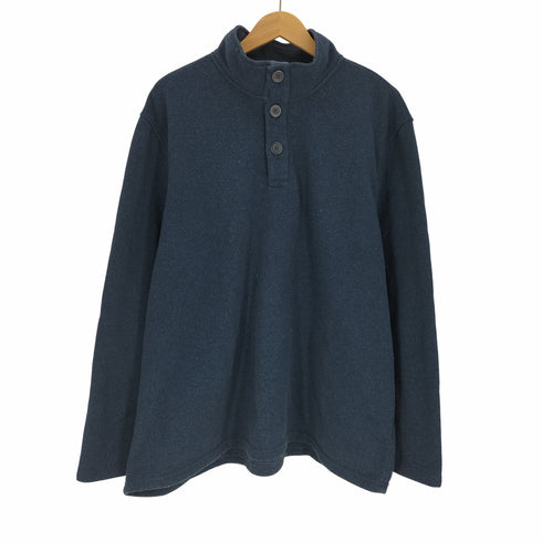 エルエルビーン L.L.Bean スタンドカラー ヘンリーネック裏地 フリース プルオーバー メンズ import:XXL