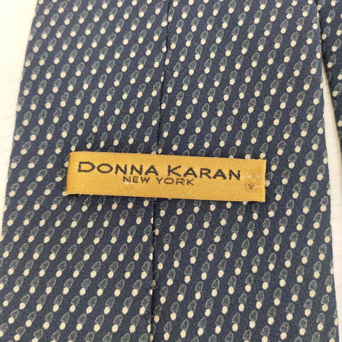 ダナキャランニューヨーク DKNY USA製 総柄 シルクネクタイ メンズ