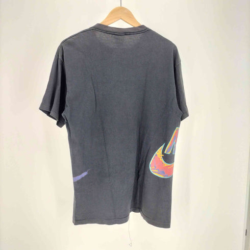 ナイキ NIKE 90S USA製 銀タグ スウッシュ プリント S/S Tシャツ シングルステッチ メンズ import:XL