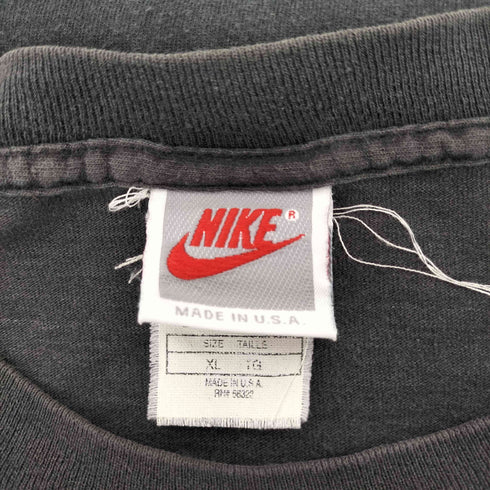 ナイキ NIKE 90S USA製 銀タグ スウッシュ プリント S/S Tシャツ シングルステッチ メンズ import:XL