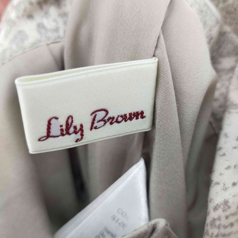 リリーブラウン Lily Brown ハイウエストショートパンツ スネーク柄 レディース JPN:1
