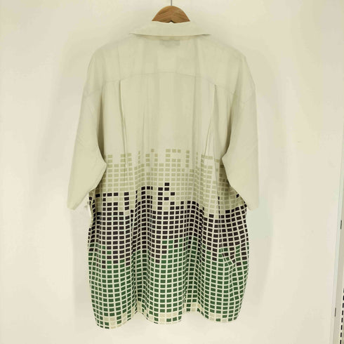 フーエバー WHOEVER グラデーション ドット オープンカラー シャツ メンズ JPN:XL