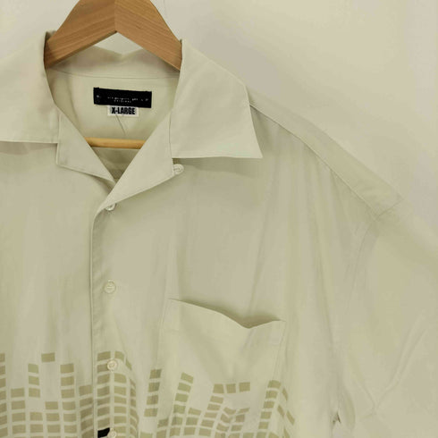 フーエバー WHOEVER グラデーション ドット オープンカラー シャツ メンズ JPN:XL