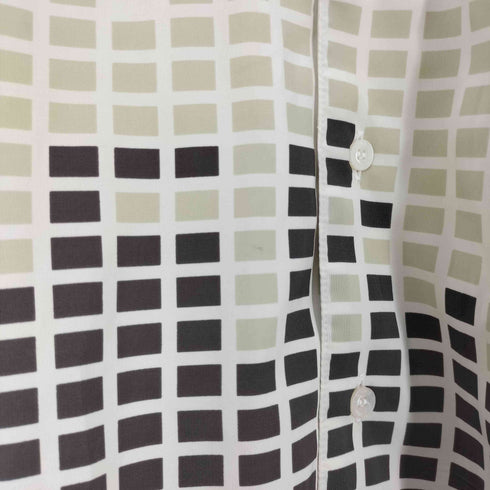 フーエバー WHOEVER グラデーション ドット オープンカラー シャツ メンズ JPN:XL