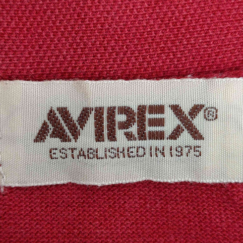 アヴィレックス AVIREX 背面刺繍 鹿の子ポロシャツ メンズ JPN:L