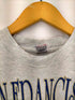 フルーツオブザルーム FRUIT OF THE LOOM 90S USA製 フロントプリントクルーネック Tシャツ シングルステッチ メンズ import:L