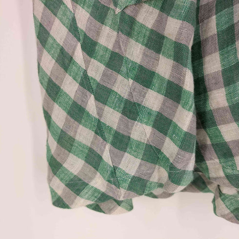 ハバーサック アタイア HAVERSACK ATTIRE オープンカラー リネンシャツ メンズ L
