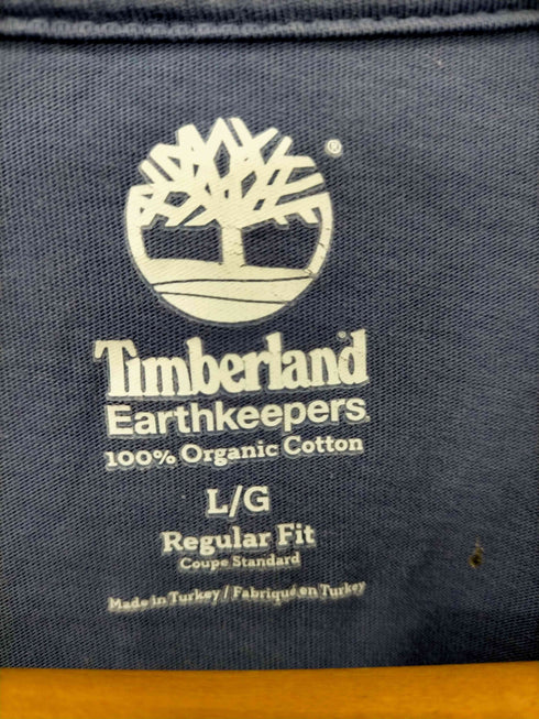 ティンバーランド Timberland ロゴプリント クルーネック Tシャツ メンズ L/G