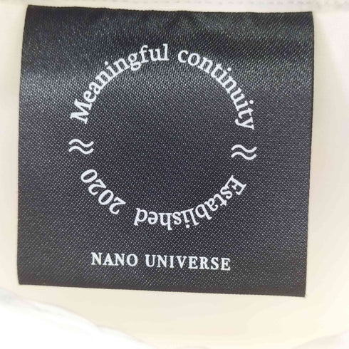 ナノユニバース nano universe 刺繍デザイン L/S シャツ メンズ JPN:M