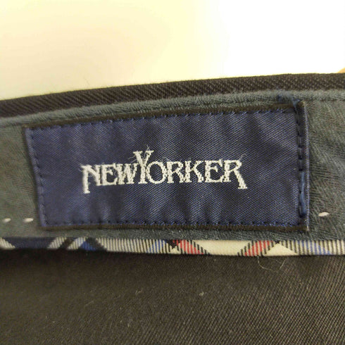 ニューヨーカー NEWYORKER センタープレス スラックス メンズ A6