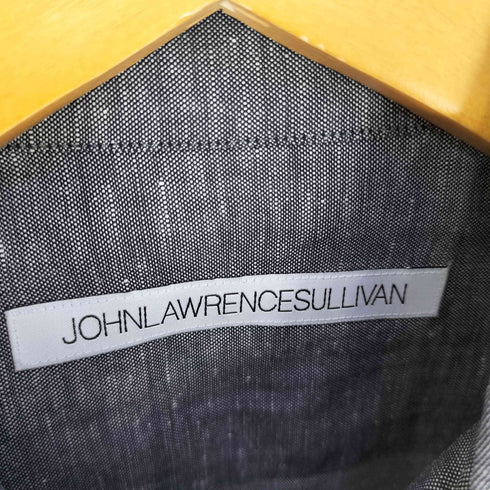 ジョンローレンスサリバン JOHN LAWRENCE SULLIVAN リネン混 ボタンダウンシャツ メンズ 36