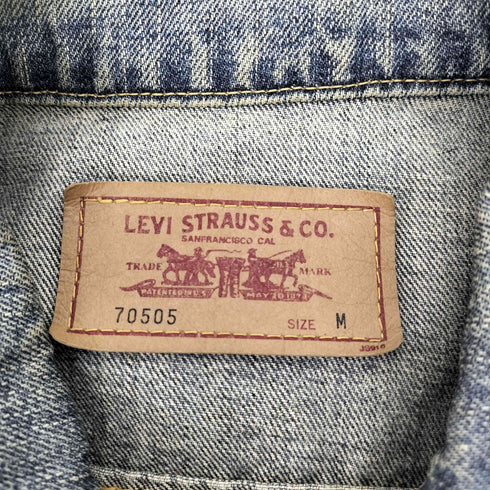 リーバイス Levis 00S 日本製 70505 J36 3rd トラッカー デニムジャケット メンズ import:M