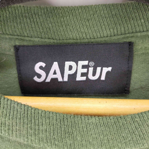 サプール SAPEur バックプリントL/S TEE メンズ