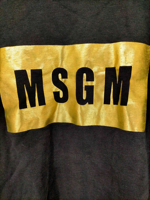 エムエスジーエム MSGM ロゴプリント クルーネック スウェット メンズ import:XS
