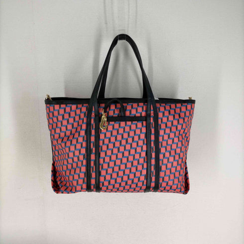 ピエールアルディ PIERRE HARDY Cube-print canvas tote POLY CUBE TOTE 2way総柄トートバッグ レディース
