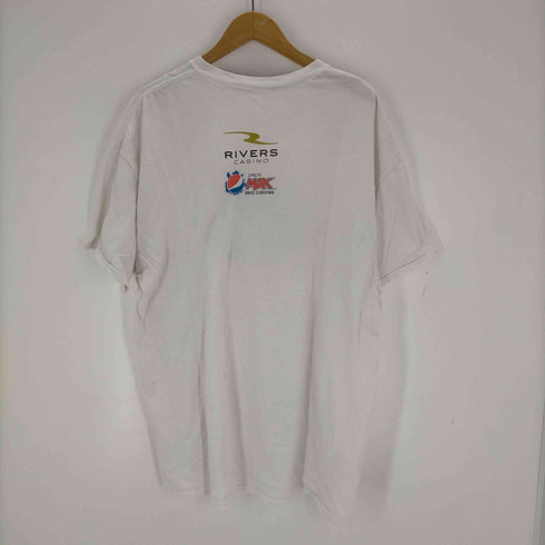 25000 CHALLENGE 企業ロゴプリントTシャツ メンズ
