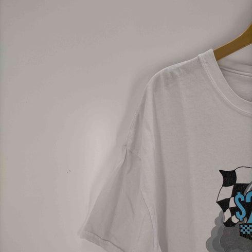 25000 CHALLENGE 企業ロゴプリントTシャツ メンズ