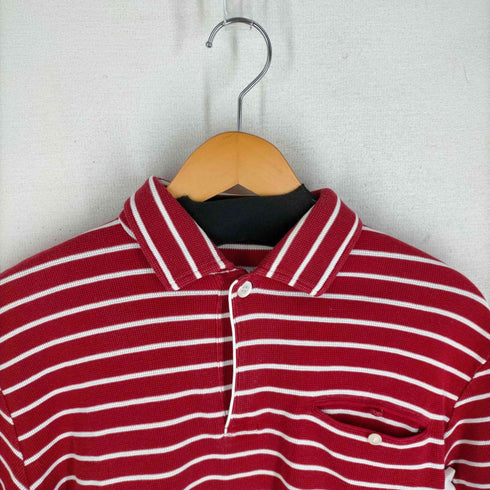 インターメッツォ INTERMEZZO ボーダー柄 ポロシャツ メンズ import:L