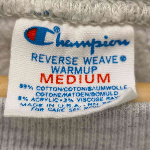 チャンピオン Champion USA製 トリコタグ REVERSE WEAVE 霜降り クルーネックスウェット BRITCHES GREAT OUTDOORS メンズ JPN:M