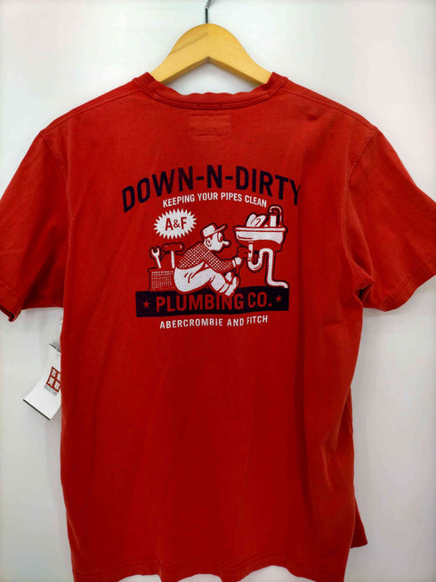 アバクロンビーアンドフィッチ Abercrombie & Fitch DOWN-N-DIRTY 両面プリント クルーネック Tシャツ メンズ import:M