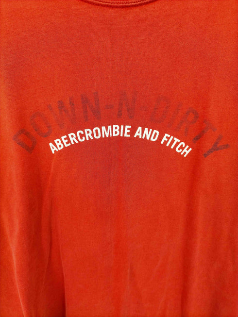 アバクロンビーアンドフィッチ Abercrombie & Fitch DOWN-N-DIRTY 両面プリント クルーネック Tシャツ メンズ import:M