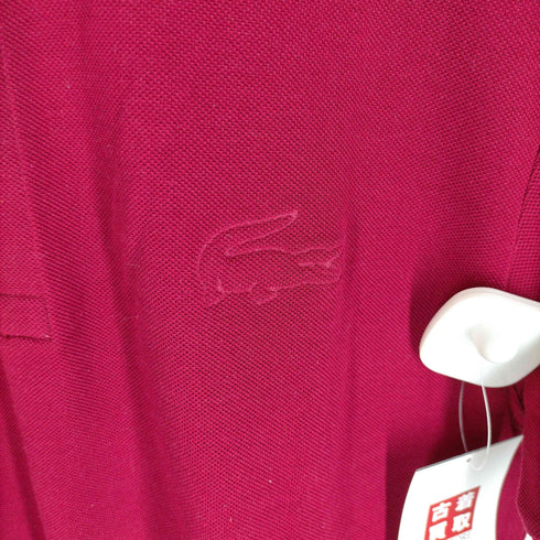 ラコステ LACOSTE 比翼ボタン ワニ刺しゅう 鹿の子ポロシャツ メンズ JPN:4