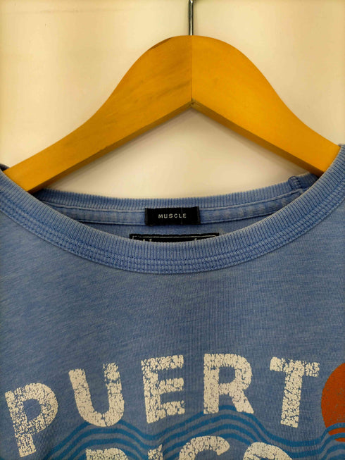 アバクロンビーアンドフィッチ Abercrombie & Fitch フロントプリントS/S Tシャツ メンズ import:L