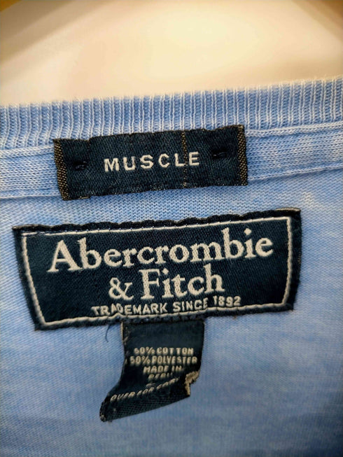 アバクロンビーアンドフィッチ Abercrombie & Fitch フロントプリントS/S Tシャツ メンズ import:L