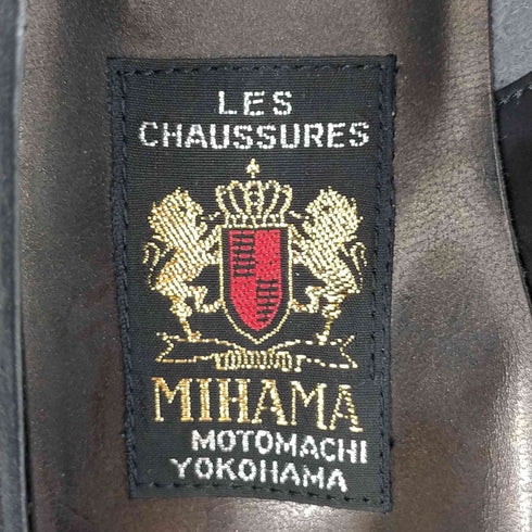 ミハマ MIHAMA スエード ヒールローファー レディース JPN:24