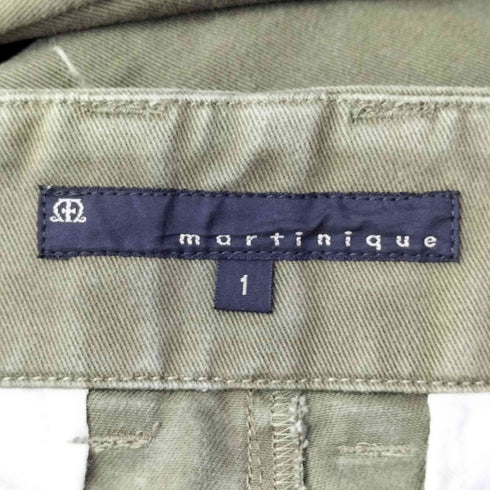 マルティニーク martinique コットン チノ ベイカーパンツ レディース