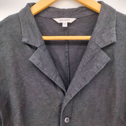 マウジー moussy LINEN BLEND SHIRT レディース 1