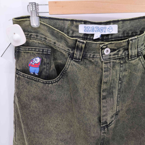 ポーラースケートカンパニー POLAR SKATE CO. bigboy jeans 後染め デニム バギー パンツ メンズ JPN:S