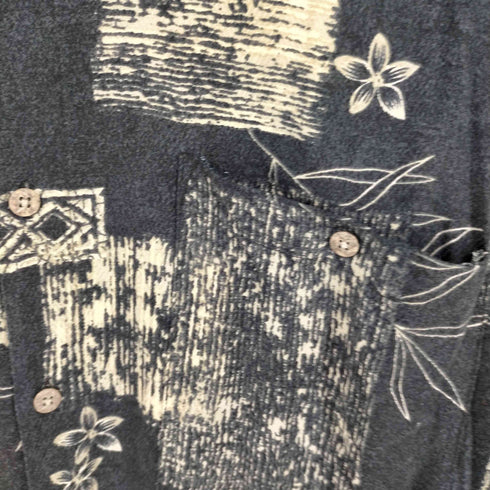 カンピア モダ CAMPIA MODA MODA CAMPIA MODA レーヨン100 総柄S/Sシャツ メンズ import:L