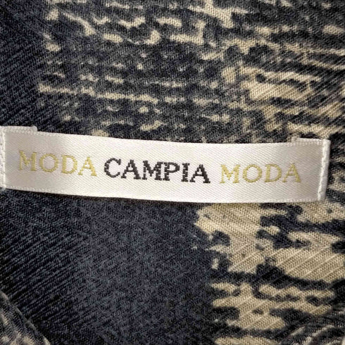 カンピア モダ CAMPIA MODA MODA CAMPIA MODA レーヨン100 総柄S/Sシャツ メンズ import:L