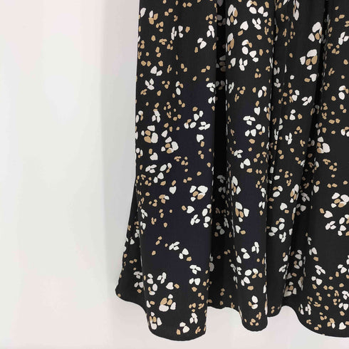 プラステ PLST 2019SS プリントミックスブラウジングワンピース レディース JPN:M