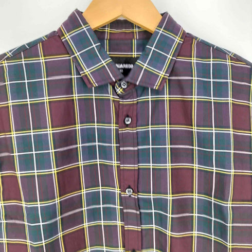 ディースクエアード DSQUARED2 タータンチェックシャツ メンズ 50