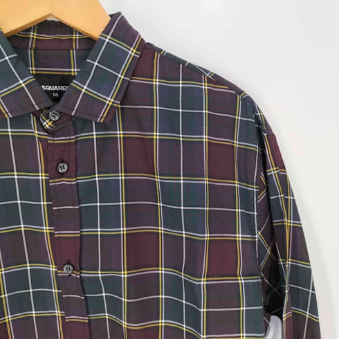 ディースクエアード DSQUARED2 タータンチェックシャツ メンズ 50