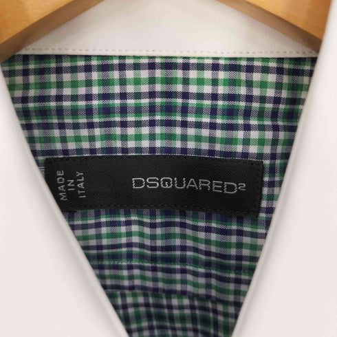 ディースクエアード DSQUARED2 チェックドレスシャツ メンズ 48