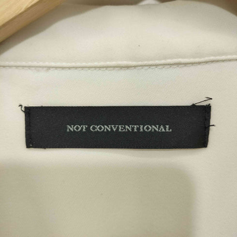 ノットコンベンショナル NOT CONVENTIONAL リボンネック リボンカラー ボウタイシャツ メンズ FREE