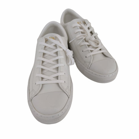 コンバース CONVERSE LEATHER ALL STAR COUPE OX - WHITE レディース JPN:23