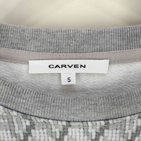 カルヴェン CARVEN 総柄 刺繍 スウェット メンズ S